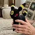 Umbreon Plushie Amigurumi Pattern step 4 - final assembly and finishing