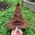 Sorting Hat Pattern step 4 - final assembly and finishing