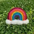 Brighten Your Day Crochet Rainbow Stuffie Amigurumi Pattern step 2 - assembly progress