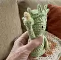 Lady Liberty Amigurumi Pattern step 2 - assembly progress