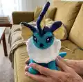 Vaporeon Amigurumi Pattern step 4 - final assembly and finishing