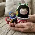 Matryoshka Doll Amigurumi Pattern step 4 - final assembly and finishing