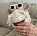 Horse Hand Puppet Amigurumi Pattern step 1 - construction progress