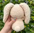 Bunny Amigurumi Pattern step 4 - final assembly and finishing