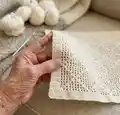 Baby Summer Blanket Crochet Pattern step 2 - assembly progress