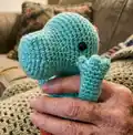Tommy the T-Rex Amigurumi Pattern step 3 - details and accessories