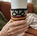 Harry Potter Cup Cozy Pattern step 1 - construction progress
