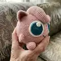 Jigglypuff Amigurumi Pattern step 2 - assembly progress