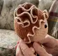 Caro-The Coral Girl Amigurumi Pattern step 2 - assembly progress