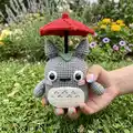 Little Lamp Series Totoro Amigurumi Pattern step 4 - final assembly and finishing