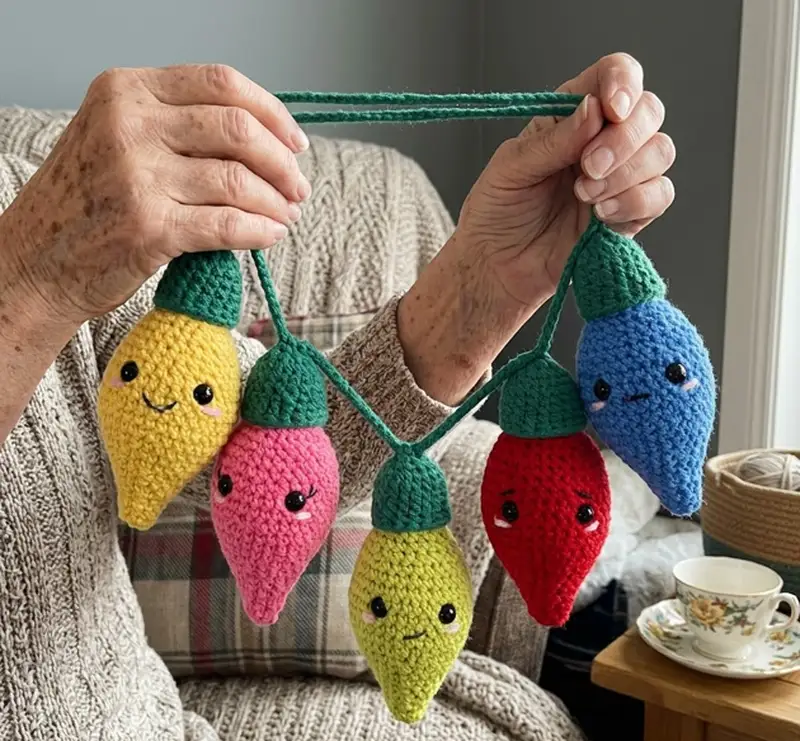 Complimentary Intermediate crochet pattern: The Festive Lights Amigurumi Pattern - Simple to follow guide