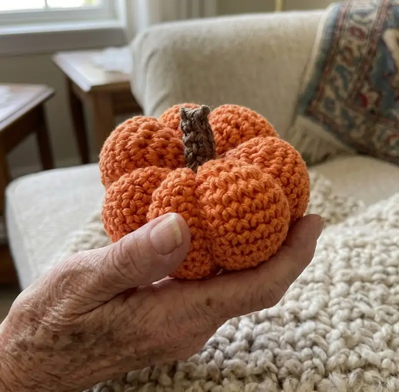 Complimentary Beginner Friendly crochet pattern: Small Pumpkin Amigurumi Pattern - Simple to follow guide