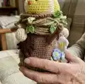 Tree Gnome Amigurumi Pattern step 3 - details and accessories