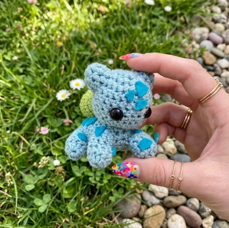 Complimentary Beginner Friendly crochet pattern: Bulbasaur Amigurumi Pattern - Simple to follow guide
