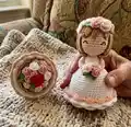 Reversible Flower Bouquet & Bride Amigurumi Pattern step 4 - final assembly and finishing