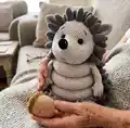 Hedgehog Stacking Toy Amigurumi Pattern step 1 - construction progress