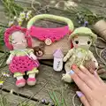 Sweet Handfuls Baby's Day Out Set Amigurumi Pattern step 1 - construction progress