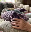 Fierce Little Dragon Amigurumi Pattern step 1 - construction progress