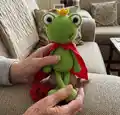 Frog Prince Amigurumi Pattern step 4 - final assembly and finishing