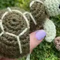 Turtles Amigurumi Pattern step 2 - assembly progress