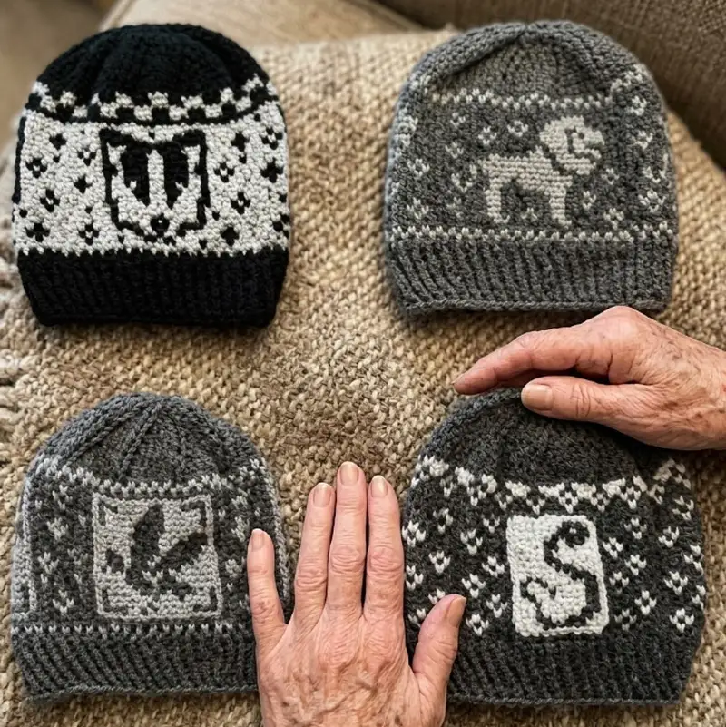 Complimentary Intermediate crochet pattern: Lion Fair Isle Hat Pattern - Simple to follow guide