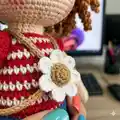 Curly-Haired Doll Amigurumi Pattern step 4 - final assembly and finishing
