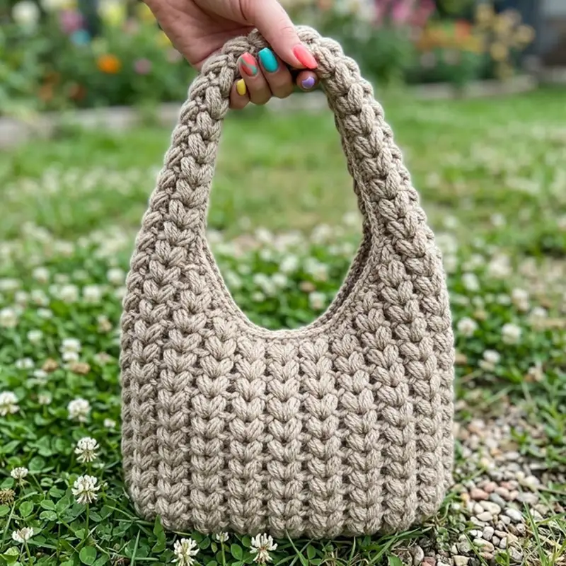 Complimentary Intermediate crochet pattern: Nymphs Bag Pattern - Simple to follow guide