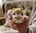 Hungry Hamsters Amigurumi Pattern step 1 - construction progress