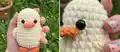 Duck No Sew Amigurumi Pattern step 2 - assembly progress