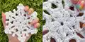 Twinkling Snowflakes Crochet Pattern step 3 - details and accessories