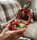 Foxes in the Apple Bag Amigurumi Pattern step 4 - final assembly and finishing