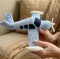 Plush Bonanza Beechcraft V-tail Amigurumi Pattern step 4 - final assembly and finishing
