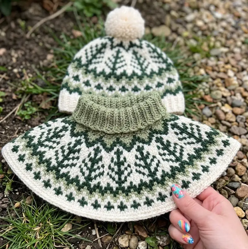 Complimentary Intermediate crochet pattern: Embla Set Pattern - Simple to follow guide