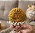 Snail Amigurumi Pattern step 2 - assembly progress