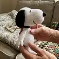 Snoopy Amigurumi Pattern step 4 - final assembly and finishing