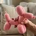 Niahs Balloon Dog Amigurumi Pattern step 4 - final assembly and finishing