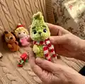 Grinch and His Friends Amigurumi Pattern step 1 - construction progress