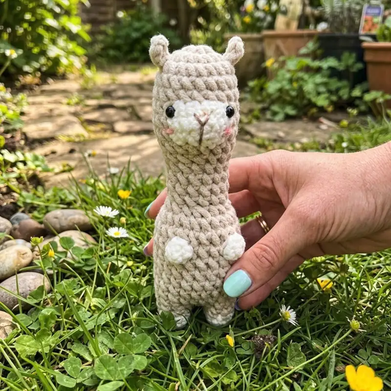 Complimentary Intermediate crochet pattern: The Bowling Llama Amigurumi Pattern - Simple to follow guide