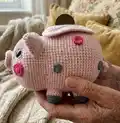 Piggy Bank Amigurumi Pattern step 3 - details and accessories