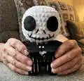 Jack Skellington Amigurumi Pattern step 4 - final assembly and finishing