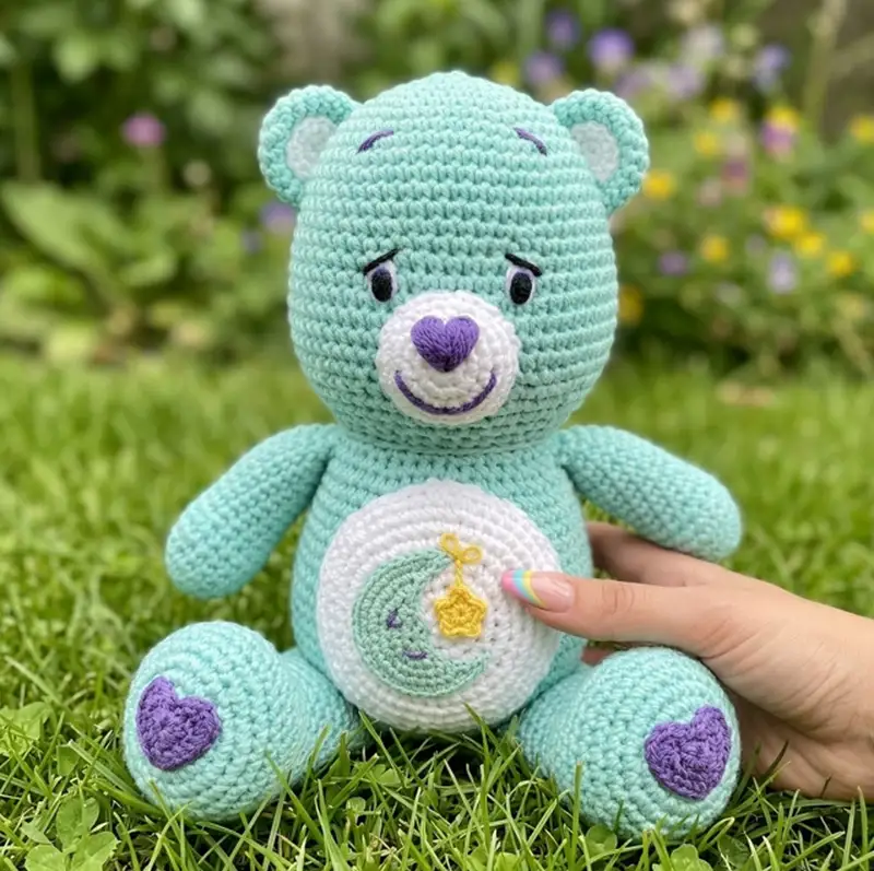 Complimentary Intermediate crochet pattern: Basic Care Bear Amigurumi Pattern - Simple to follow guide