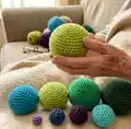 Ball of (almost) any size Amigurumi Pattern step 4 - final assembly and finishing