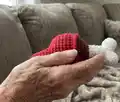 Among Us Amigurumi Pattern step 3 - details and accessories
