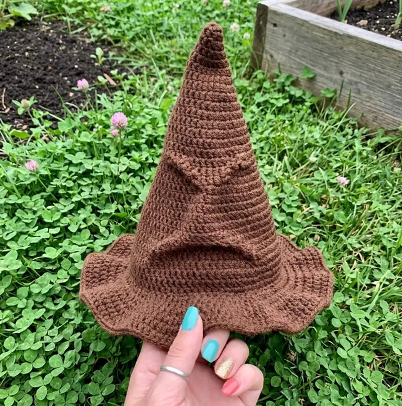 Complimentary Intermediate crochet pattern: Sorting Hat Pattern - Simple to follow guide