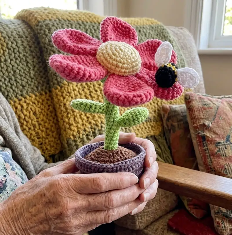 Complimentary Intermediate crochet pattern: Bumble Blossom Amigurumi Pattern - Simple to follow guide