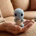 Squirtle Amigurumi Pattern step 4 - final assembly and finishing