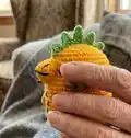 Pineapple Rex Amigurumi Pattern step 3 - details and accessories