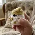 Hungry Hamsters Amigurumi Pattern step 2 - assembly progress