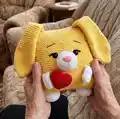 Pillow Bunny Amigurumi Pattern step 1 - construction progress