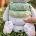 Bunny Stacking Toy Amigurumi Pattern step 3 - details and accessories